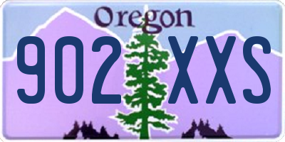 OR license plate 902XXS
