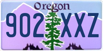OR license plate 902XXZ
