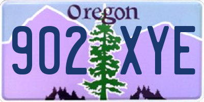 OR license plate 902XYE