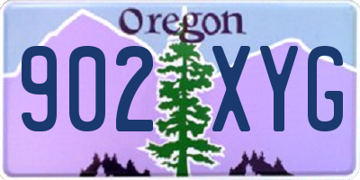 OR license plate 902XYG