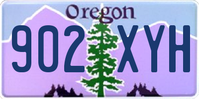 OR license plate 902XYH