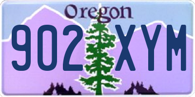 OR license plate 902XYM