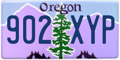 OR license plate 902XYP