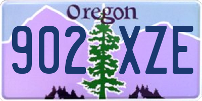 OR license plate 902XZE