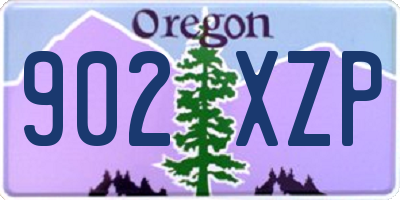 OR license plate 902XZP