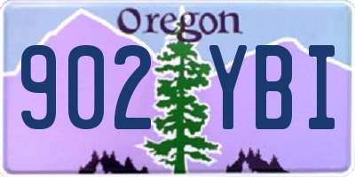 OR license plate 902YBI
