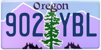 OR license plate 902YBL