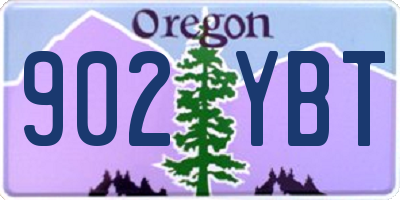 OR license plate 902YBT