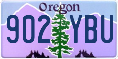 OR license plate 902YBU