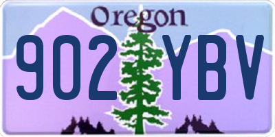 OR license plate 902YBV
