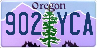 OR license plate 902YCA