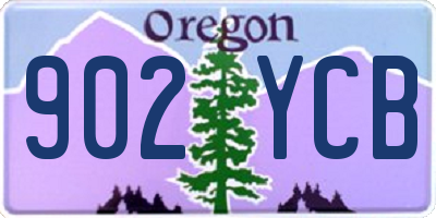 OR license plate 902YCB