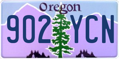 OR license plate 902YCN