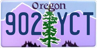 OR license plate 902YCT