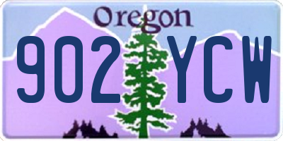 OR license plate 902YCW