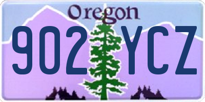 OR license plate 902YCZ