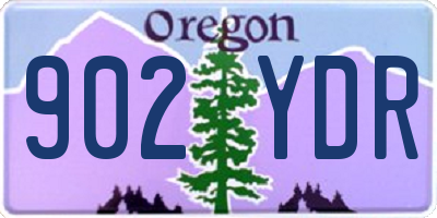 OR license plate 902YDR