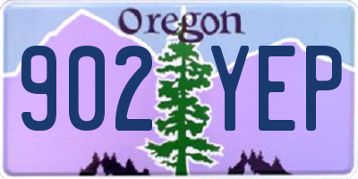 OR license plate 902YEP
