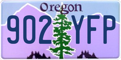OR license plate 902YFP