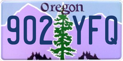 OR license plate 902YFQ