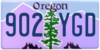 OR license plate 902YGD