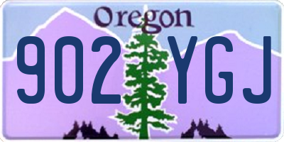 OR license plate 902YGJ