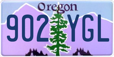 OR license plate 902YGL