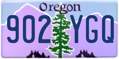 OR license plate 902YGQ