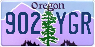 OR license plate 902YGR