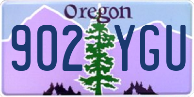 OR license plate 902YGU