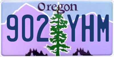 OR license plate 902YHM