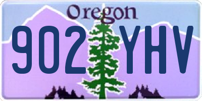 OR license plate 902YHV