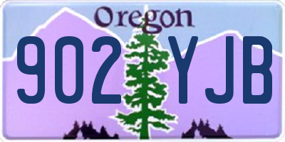 OR license plate 902YJB