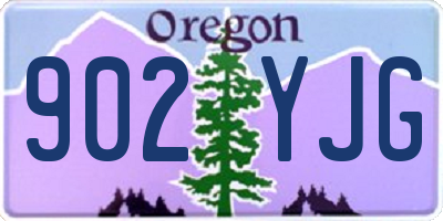 OR license plate 902YJG
