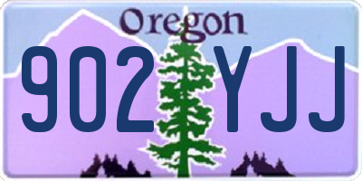OR license plate 902YJJ