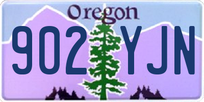 OR license plate 902YJN