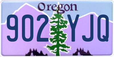 OR license plate 902YJQ
