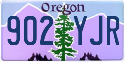 OR license plate 902YJR