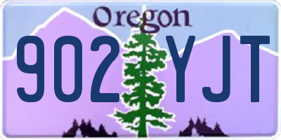 OR license plate 902YJT