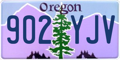 OR license plate 902YJV