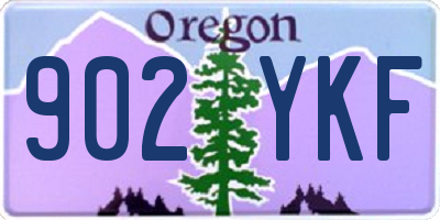 OR license plate 902YKF