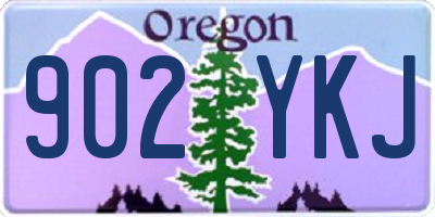 OR license plate 902YKJ