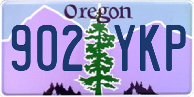 OR license plate 902YKP