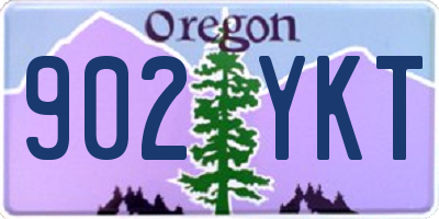 OR license plate 902YKT