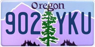 OR license plate 902YKU