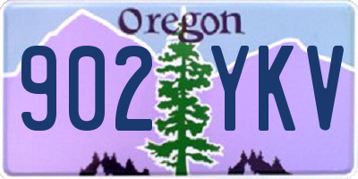 OR license plate 902YKV