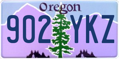 OR license plate 902YKZ