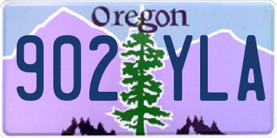 OR license plate 902YLA