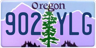 OR license plate 902YLG
