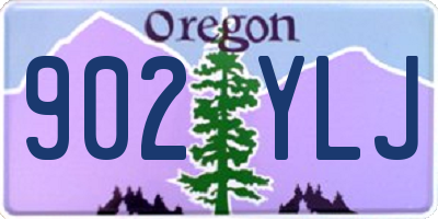 OR license plate 902YLJ